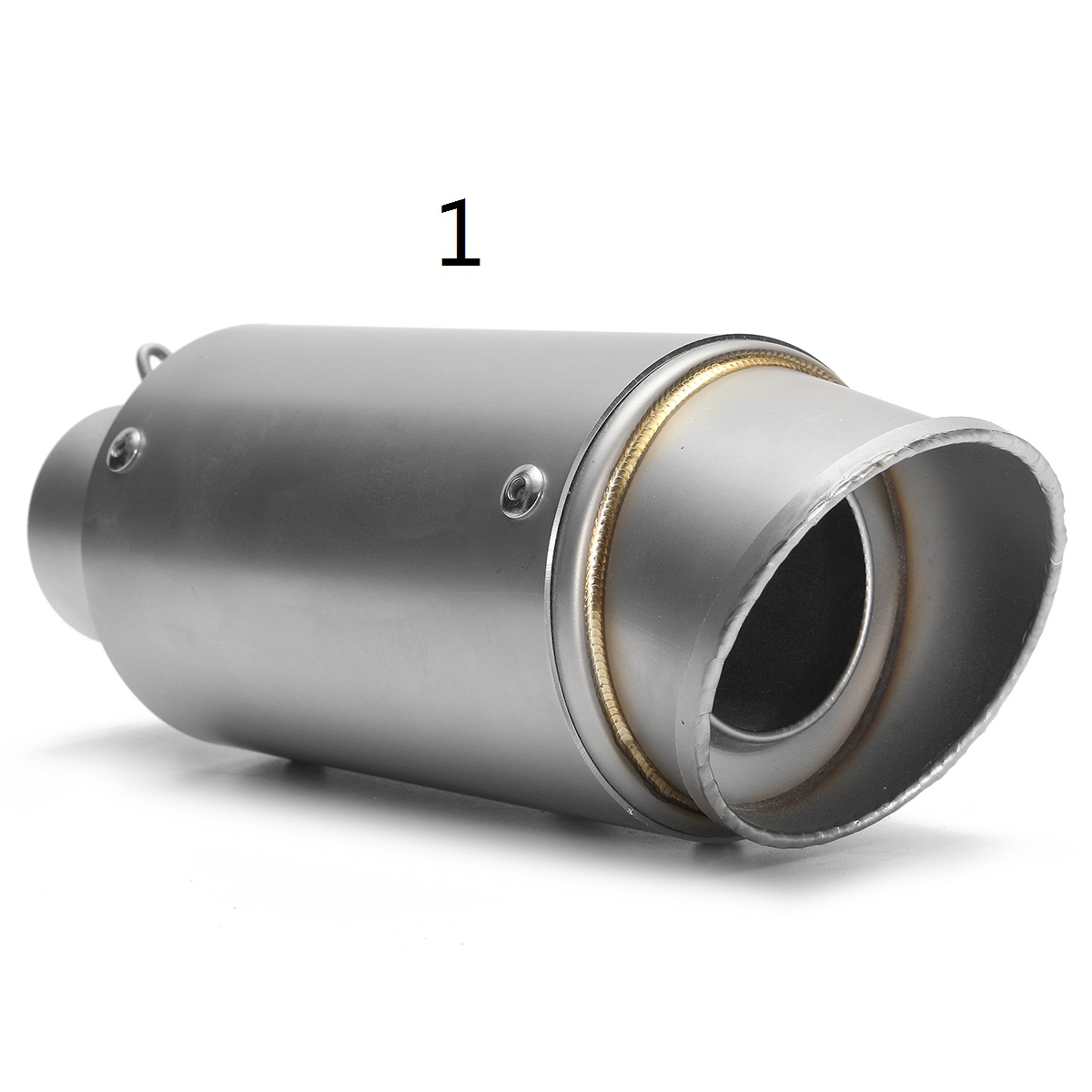 38-51mm-Universal-Muffler-Exhaust-Tail-Pipe-Curved-Port-Stainless-Steel-ATV-Quad-1226039