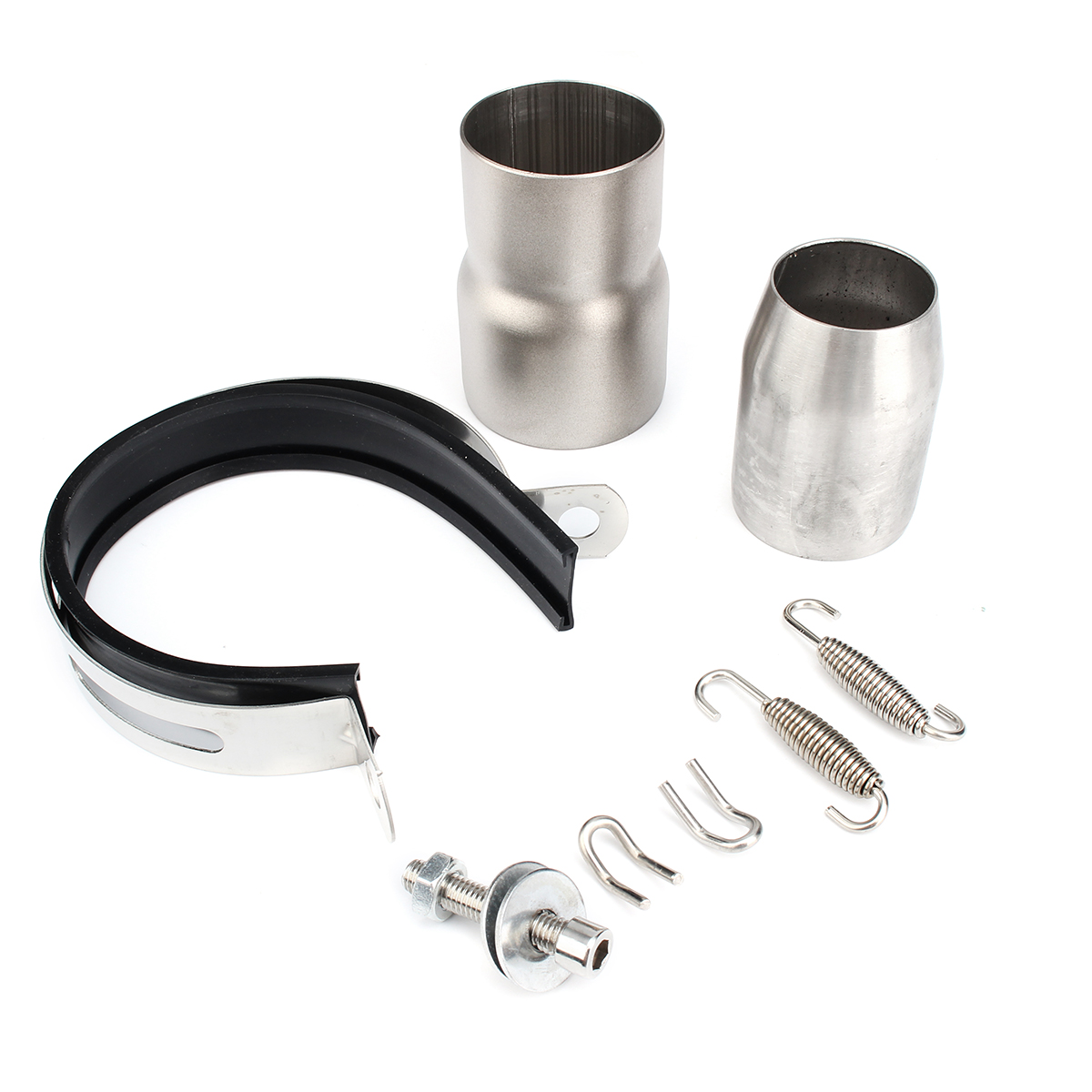 38-62mm-Carbon-Motorcycle-Universal-Exhaust-Muffler-Pipe-Stainless-Steel-w-Mesh-1220212