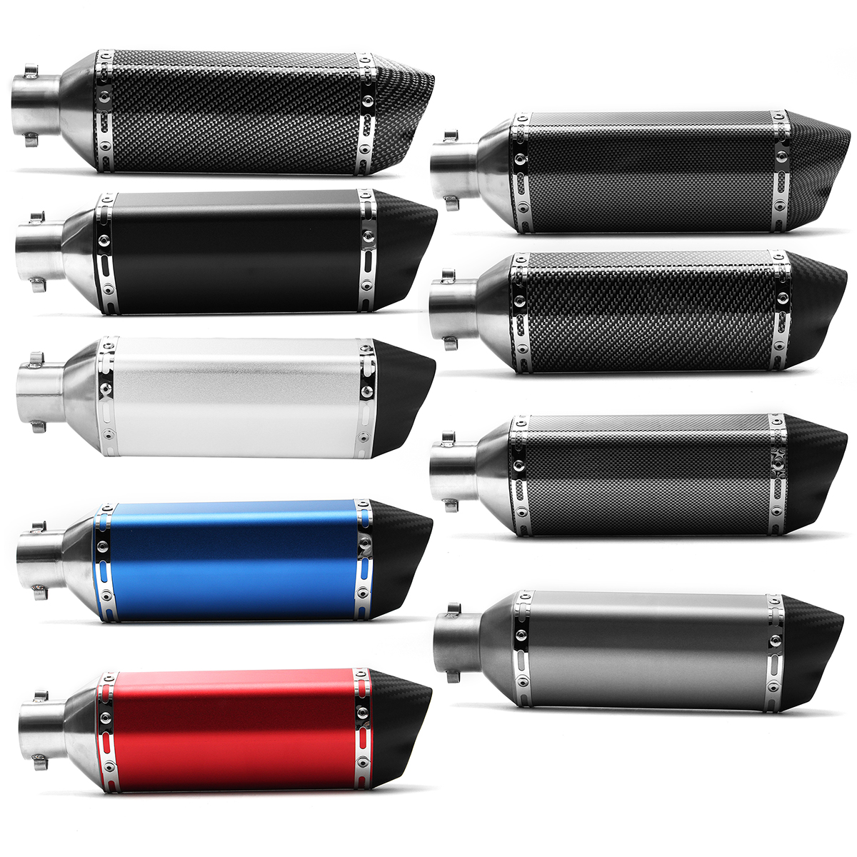 38mm-51mm-Double-Air-Outlet-Motorcycle-Exhaust-Carbon-Stainless-Steel-Muffler-Pipe-1219503