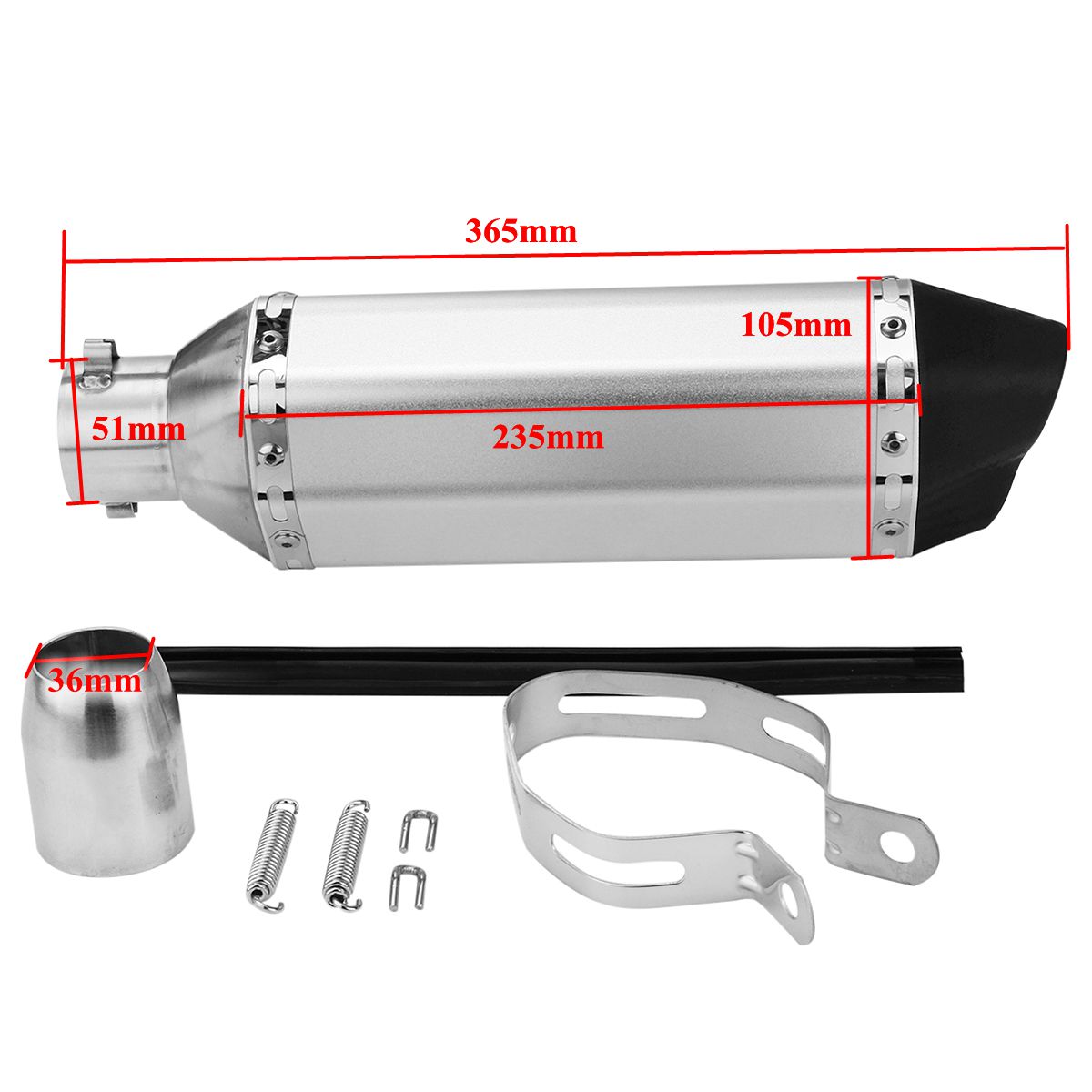 38mm-51mm-Double-Air-Outlet-Motorcycle-Exhaust-Carbon-Stainless-Steel-Muffler-Pipe-1219503