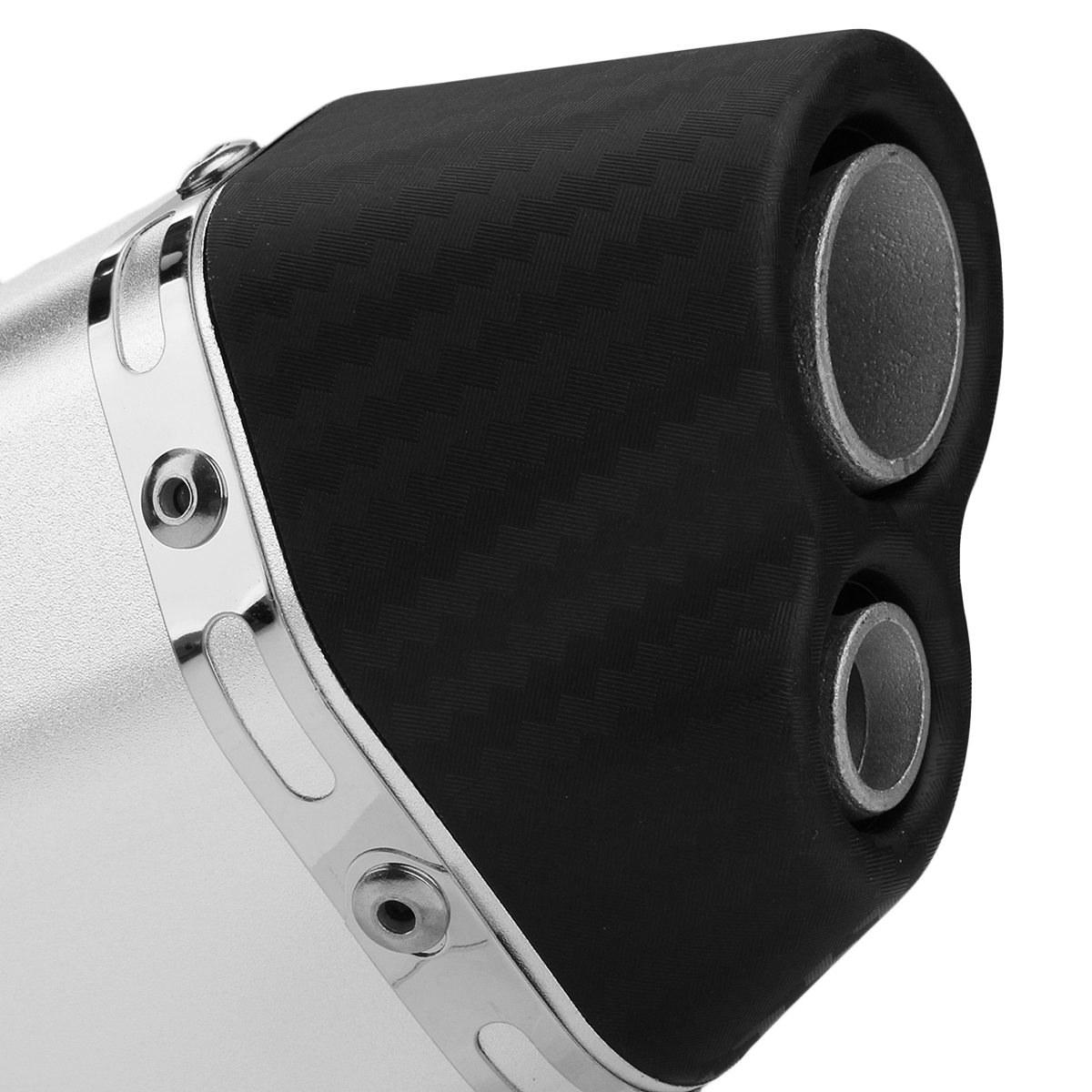 38mm-51mm-Double-Air-Outlet-Motorcycle-Exhaust-Carbon-Stainless-Steel-Muffler-Pipe-1219503