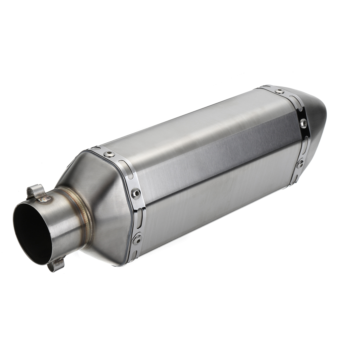 38mm-51mm-Motorcycle-Slip-on-Exhaust-Muffler-Pipe-Sliver-Stainless-Steel-1227281
