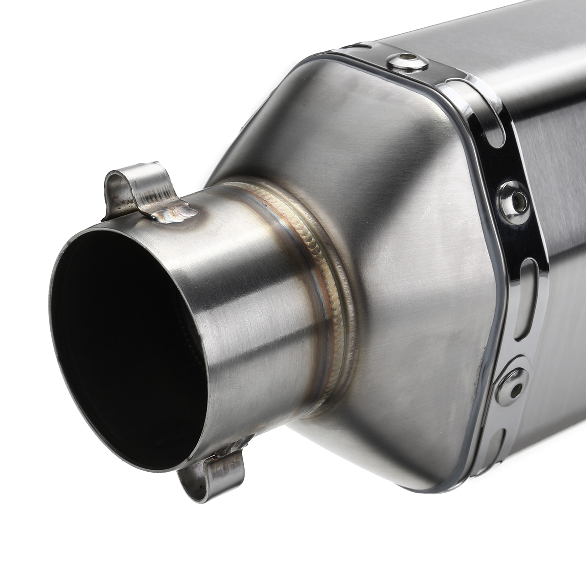 38mm-51mm-Motorcycle-Slip-on-Exhaust-Muffler-Pipe-Sliver-Stainless-Steel-1227281