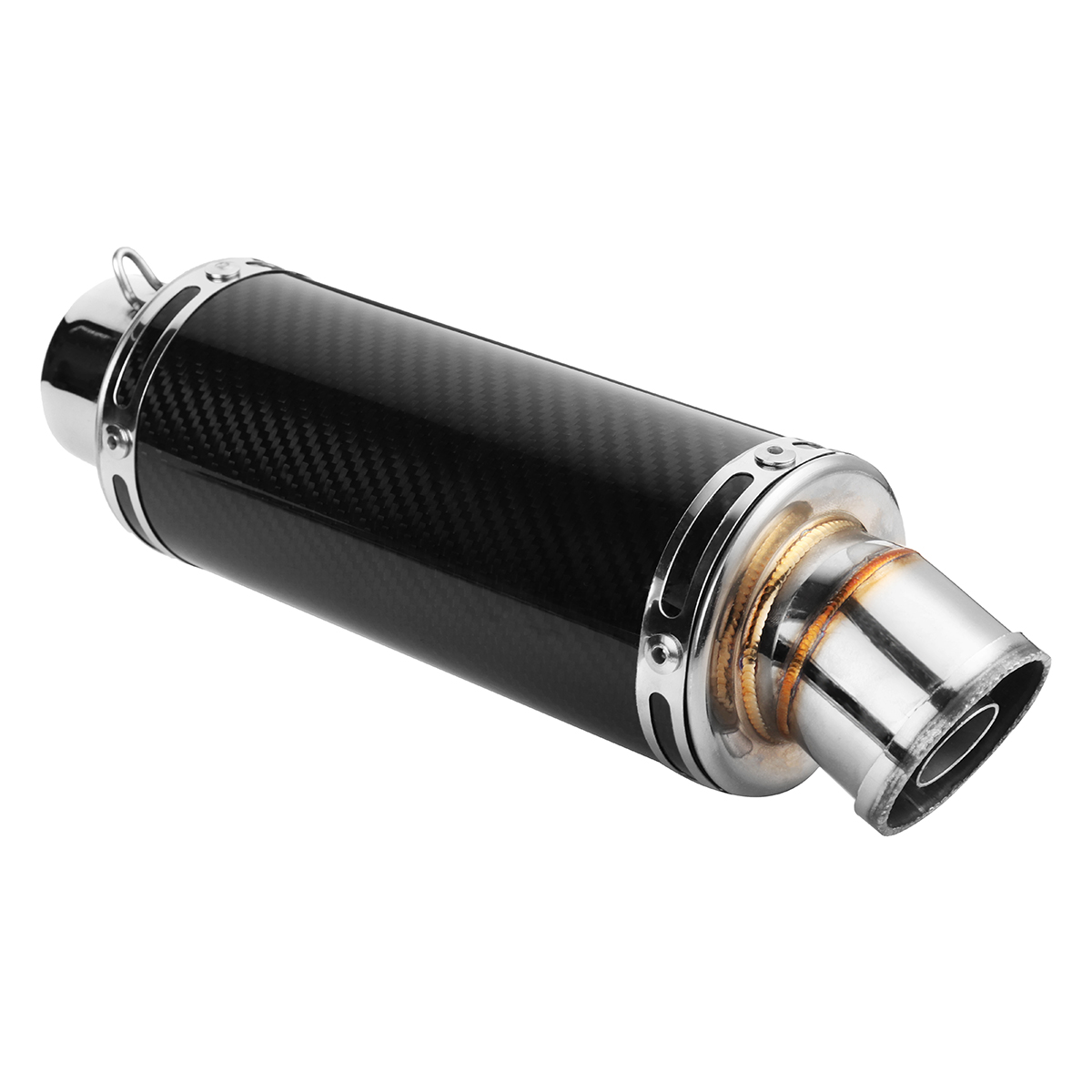 38mm-51mm-Motorcycle-Stainless-Steel-Exhaust-Muffler-Pipe-with-Silencer-Kit-Universal-1266059