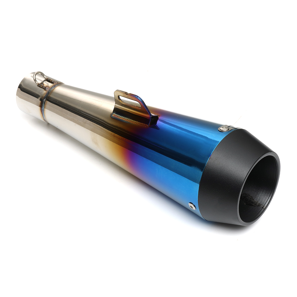 38mm-51mm-Stainless-Steel-Exhaust-Muffler-Pipe-Slip-on-Motorcycle-Street-Bike-1358174