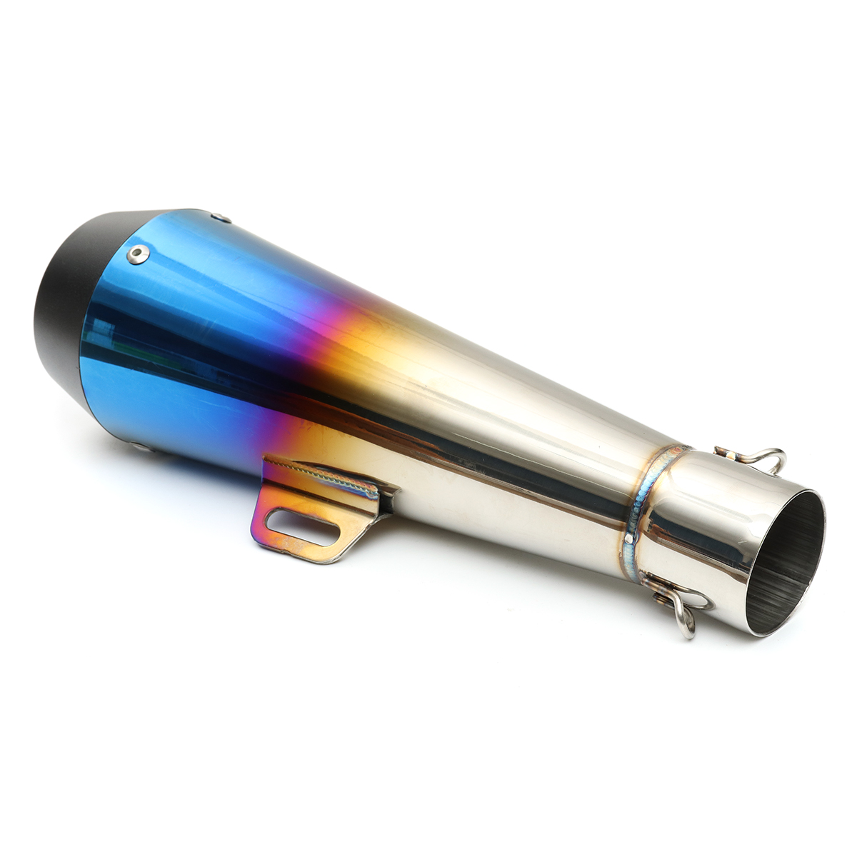 38mm-51mm-Stainless-Steel-Exhaust-Muffler-Pipe-Slip-on-Motorcycle-Street-Bike-1358174