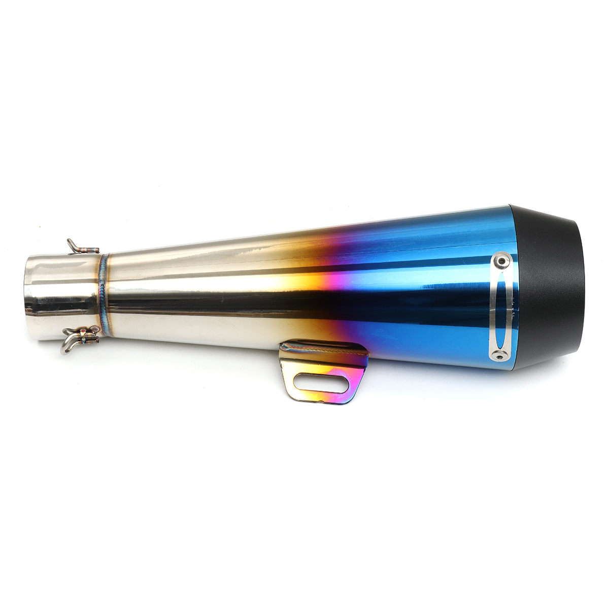 38mm-51mm-Stainless-Steel-Exhaust-Muffler-Pipe-Slip-on-Motorcycle-Street-Bike-1358174