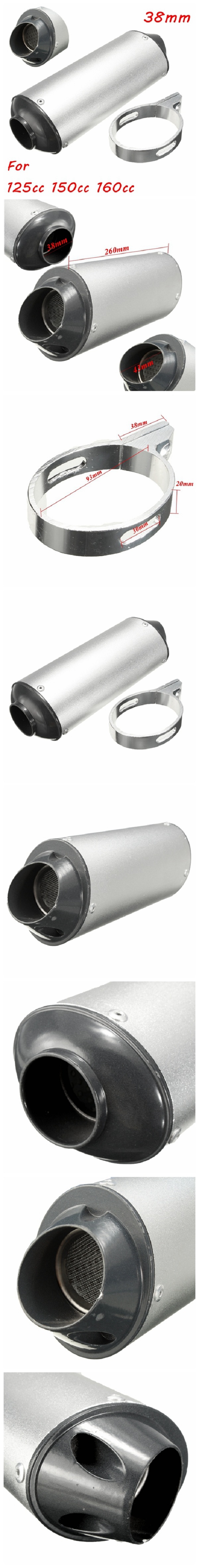 38mm-Motorcycle-Exhaust-Muffler-Tip-Pipe-for-125-150-160cc-Dirt-Pit-Bike-ATV-1009587