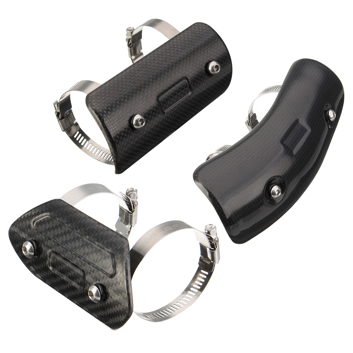 458inch-Carbon-Motorcycle-Exhaust-Muffler-Pipe-Heat-Protective-Shield-Cover-1322282