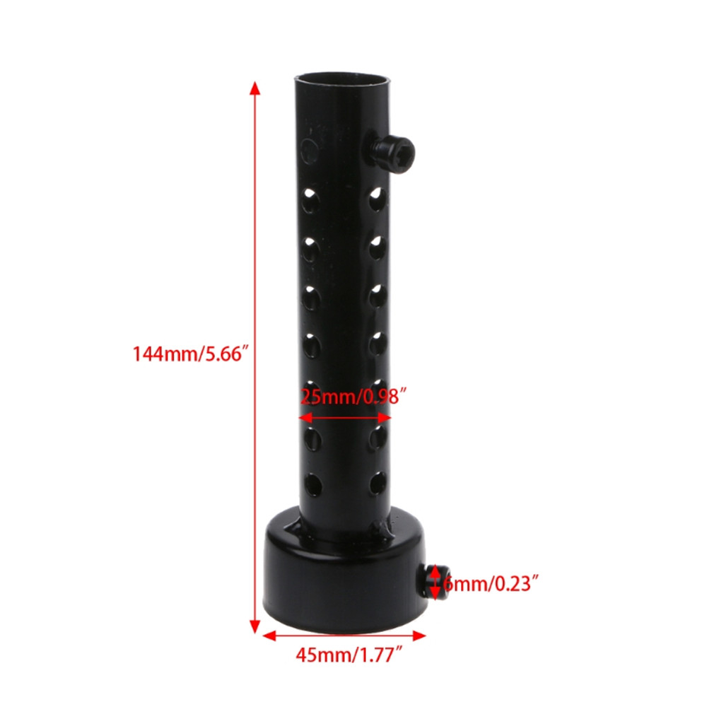 45mm-Black-Universal-Motorcycle-Motorbike-Can-Exhaust-Muffler-Baffle-Silencer-1318928