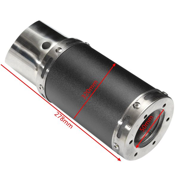 50mm2in-Motorcycle-Exhaust-System-Stainless-Steel-Short-Carbon-Fiber-For-GY6-49cc-50cc-125cc-150cc-2-1123720