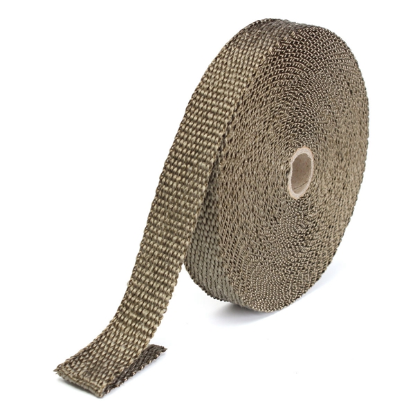 50mmx15m-Exhaust-Heat-Wrap-Insulation-Pipe-Tape-Titanium-Glass-Fiber-With-6-Stainless-Ties-1037619
