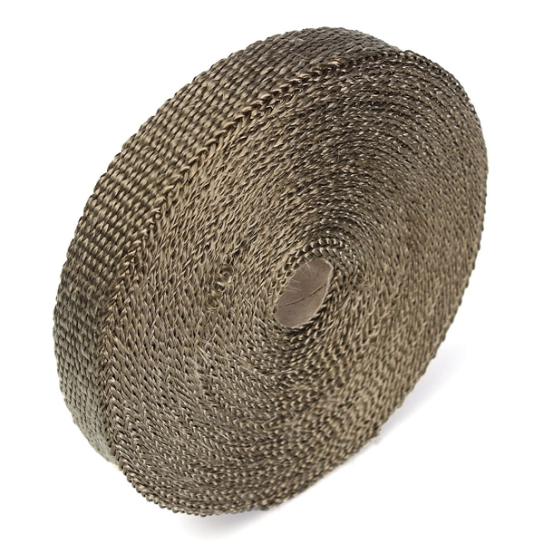 50mmx15m-Exhaust-Heat-Wrap-Insulation-Pipe-Tape-Titanium-Glass-Fiber-With-6-Stainless-Ties-1037619