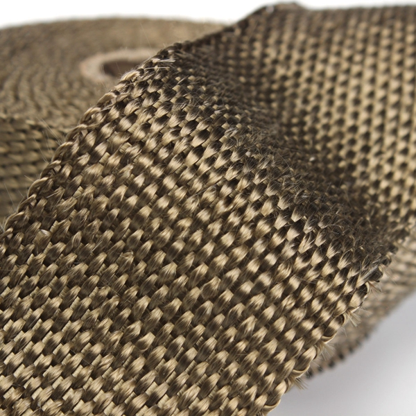 50mmx5m-Exhaust-Heat-Wrap-Insulation-Pipe-Tape-Titanium-Glass-Fiber-With-6-Stainless-Ties-1037621