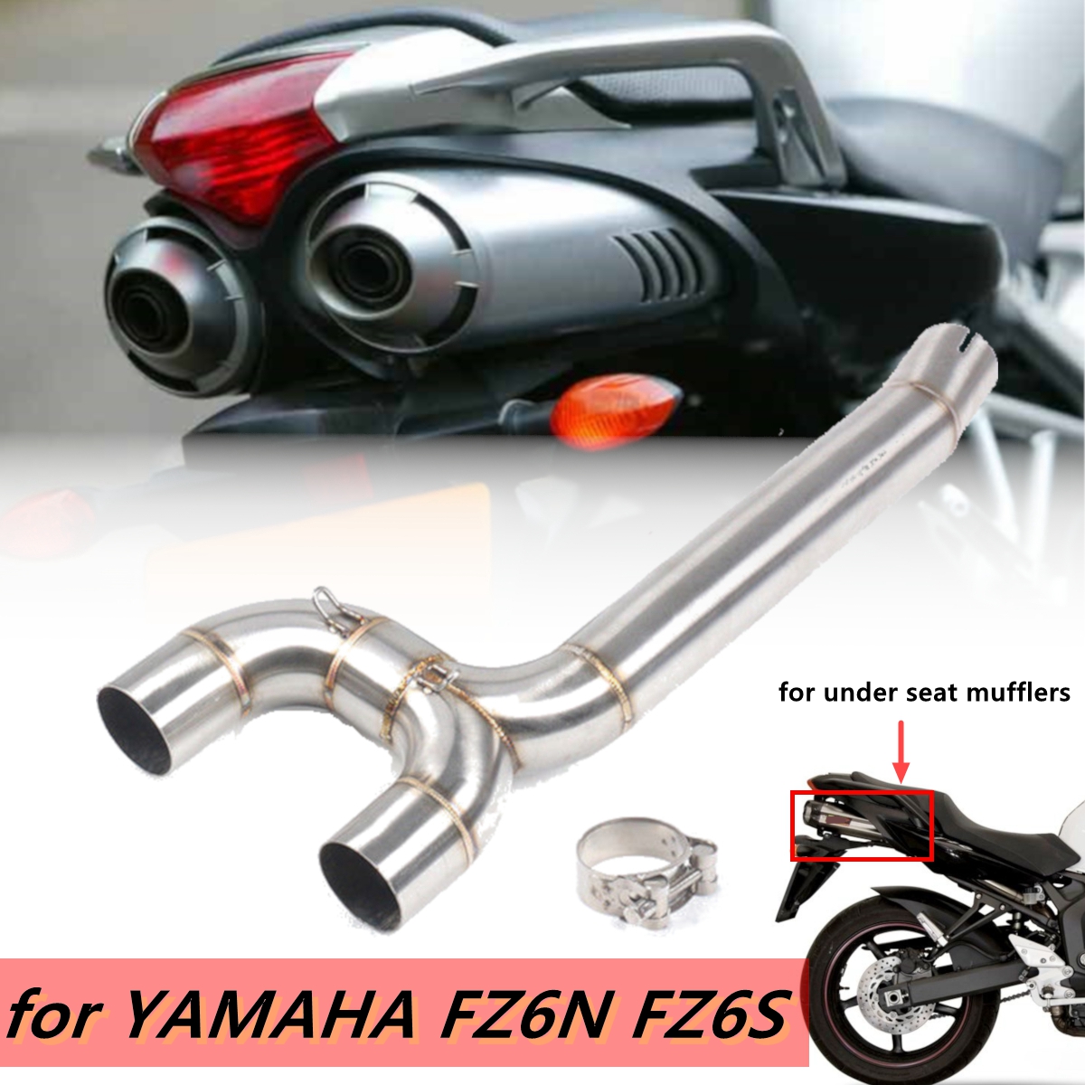 51mm-Exhaust-Muffler-Mid-Connect-Pipe-Double-Hole-Slip-On-Under-Seat-For-Yamaha-FZ6N-FZ6S-FZ6-Motorc-1527601