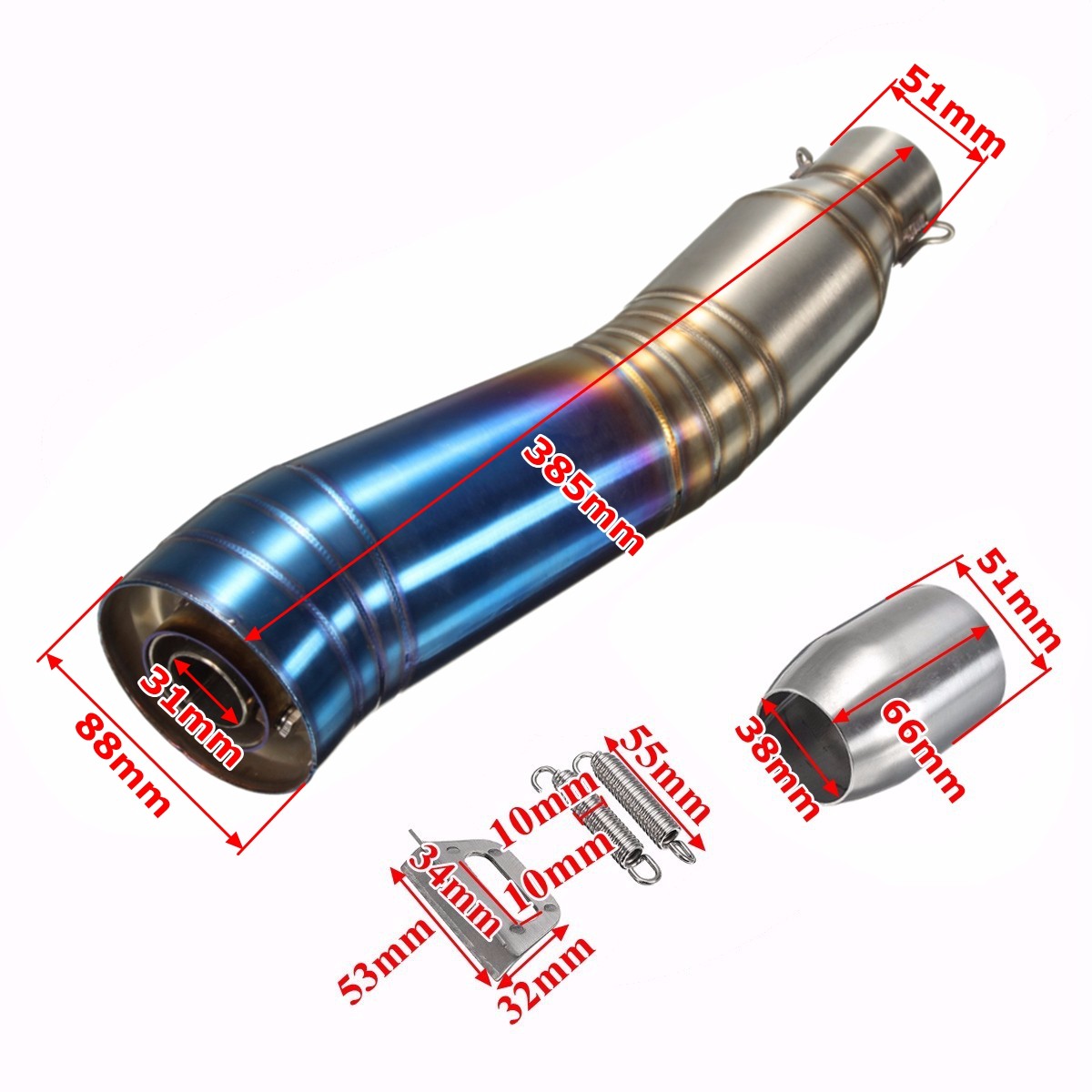 51mm-Exhaust-Muffler-Pipe-Silencer-Slip-On-Scooter-Racing-Motorcycle-1066401