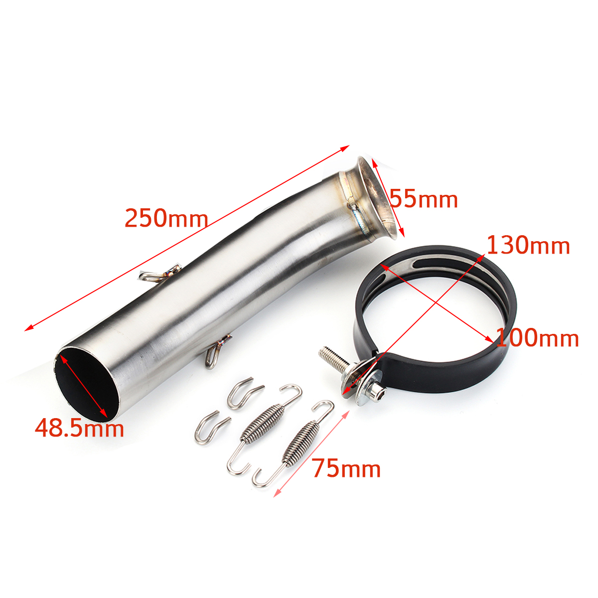 51mm-Exhaust-Muffler-Pipe-Slip-On-with-Mid-Link-Pipe-For-DUKE-125-250-390-2017-2018-1403415