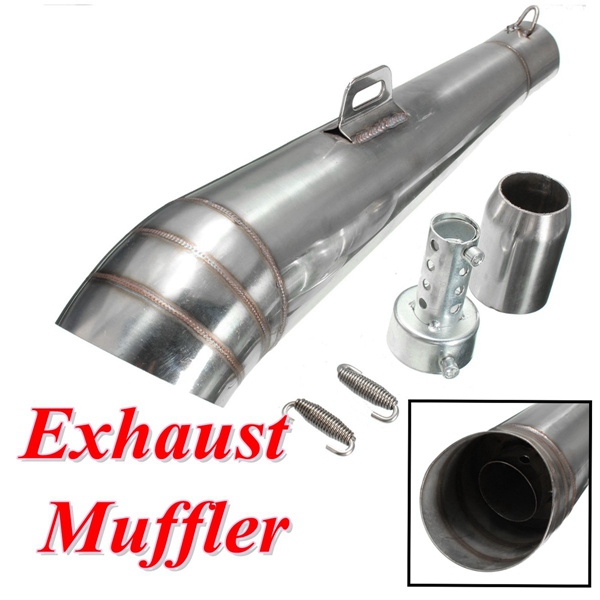 51mm-Motorcycle-GP-Stainelss-Exhaust-Pipe-Muffler-Tip-Slip-on-Street-Bike-998439
