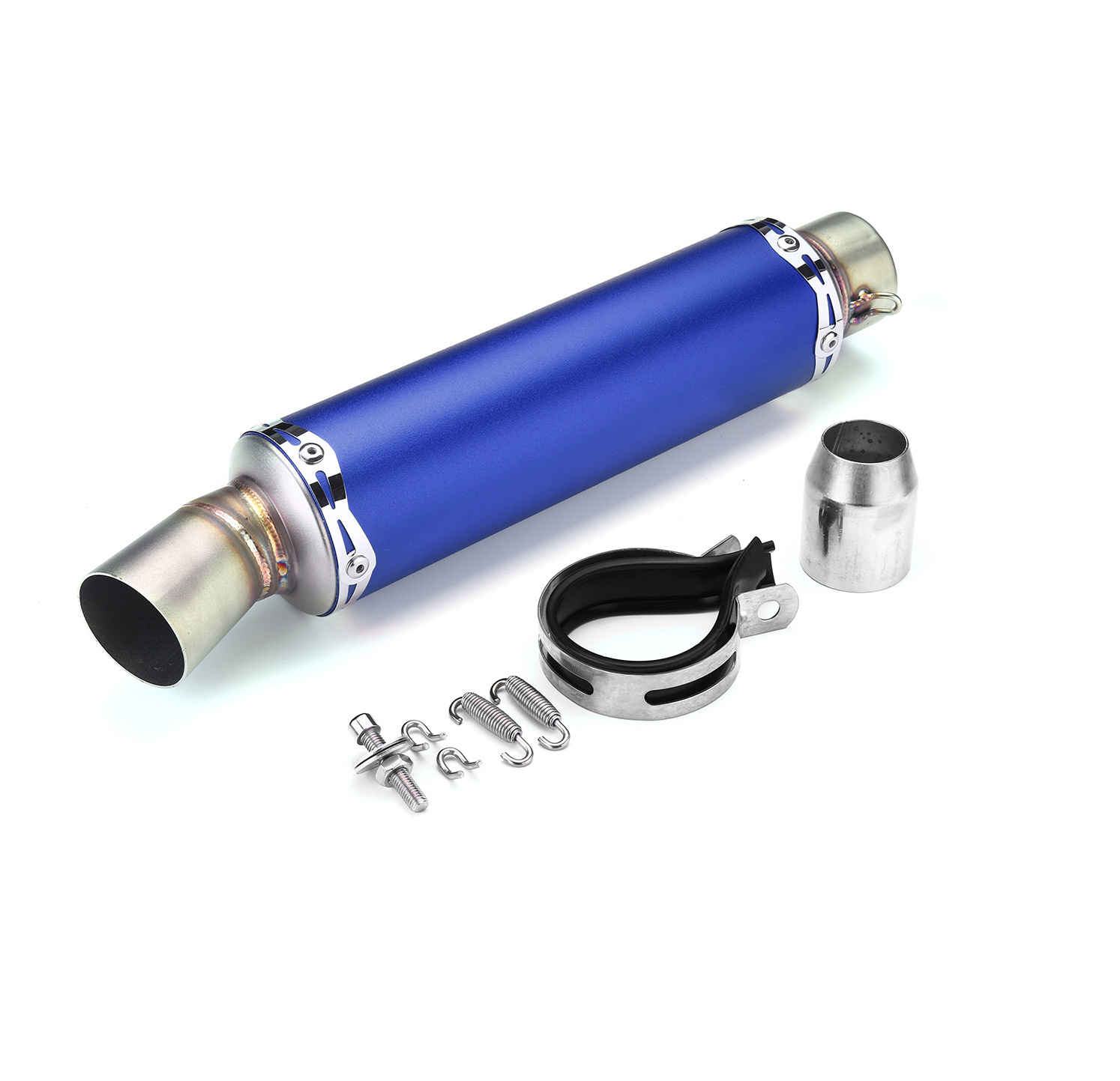 51mm-Rear-Tail-Motorcycle-Exhaust-Muffler-Pipe-Stainless-Steel-Universal-1774334