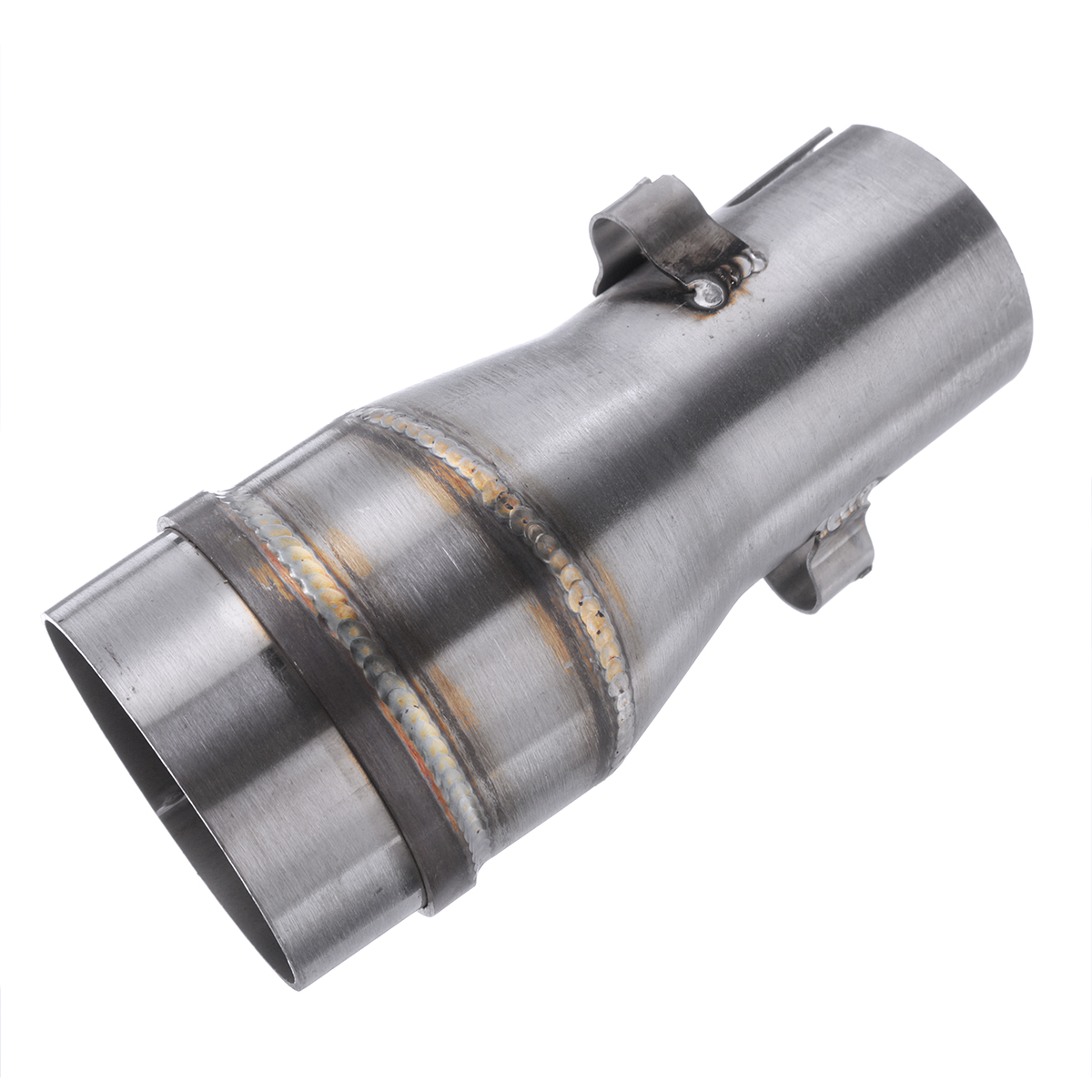 51mm-To-35mm-Motorcycle-Stainless-Exhaust-Muffler-Pipe-Adapter-Connector-Polished-2-1591636