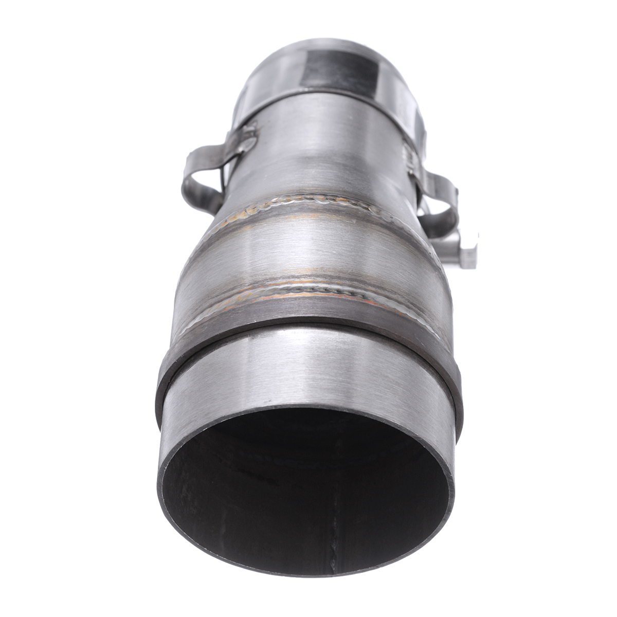 51mm-To-35mm-Motorcycle-Stainless-Exhaust-Muffler-Pipe-Adapter-Connector-Polished-2-1591636