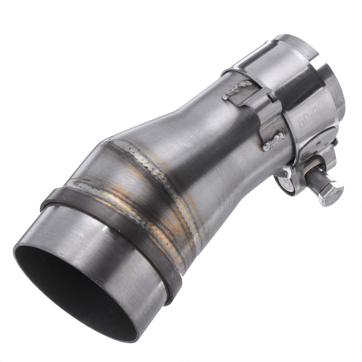 51mm-To-35mm-Motorcycle-Stainless-Exhaust-Muffler-Pipe-Adapter-Connector-Polished-2-1591636
