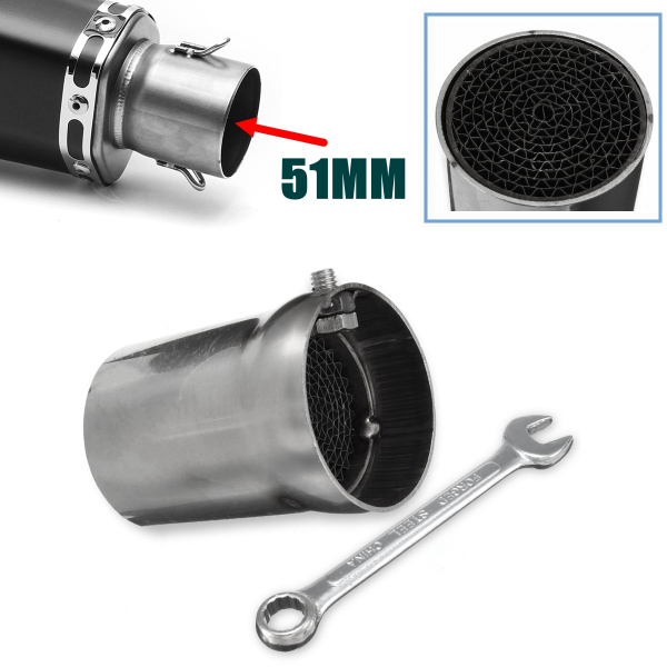 51mm2inch-Universal-Motorcycle-Exhaust-Pipe-Can-Silencer-Muffler-Baffle-Removable-1173210