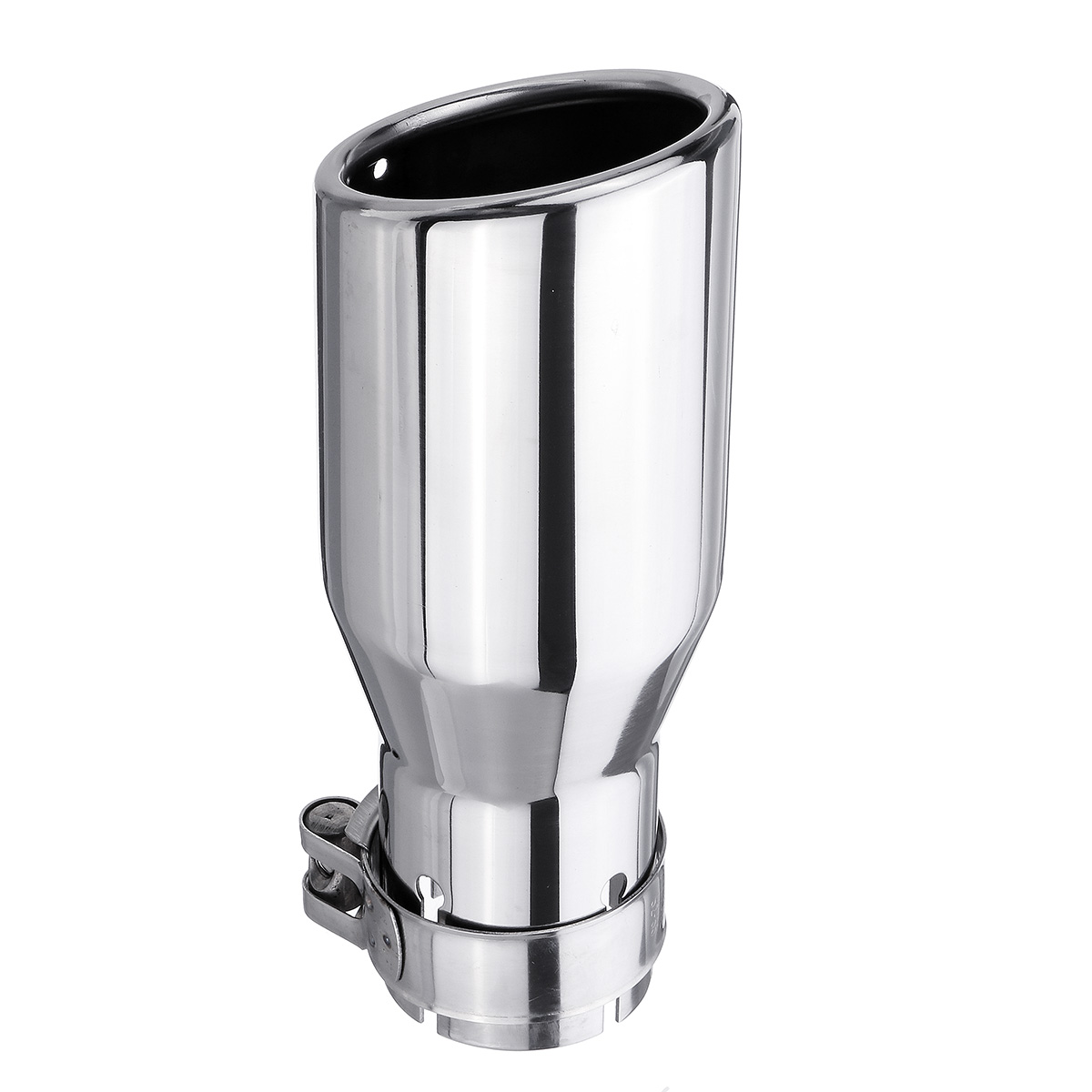 54mm-76mm-Car-Rear-Exhaust-Pipe-Tail-Muffler-Tip-Round-Stainless-Steel-Universal-1632263