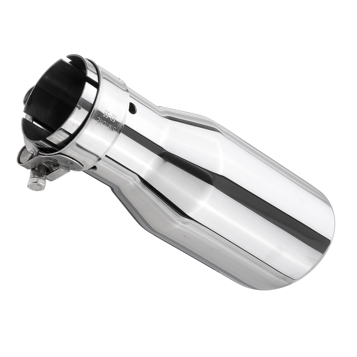 54mm-76mm-Car-Rear-Exhaust-Pipe-Tail-Muffler-Tip-Round-Stainless-Steel-Universal-1632263