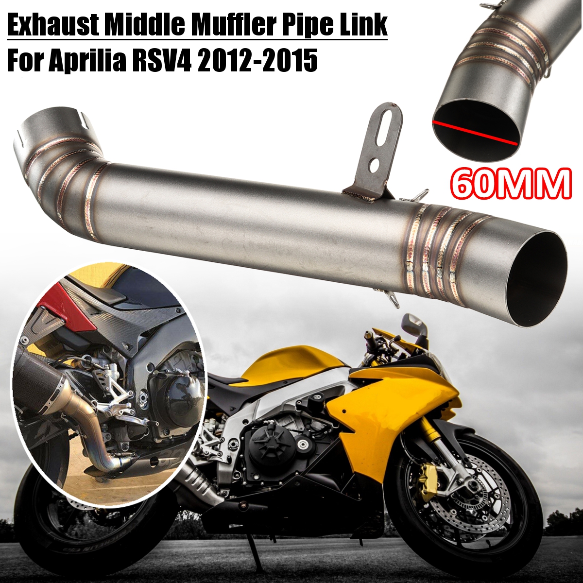 60mm-Motorcycle-Exhaust-Middle-Pipe-Link-Connect-For-Aprilia-RSV4-2012-2013-2014-2015-1544757