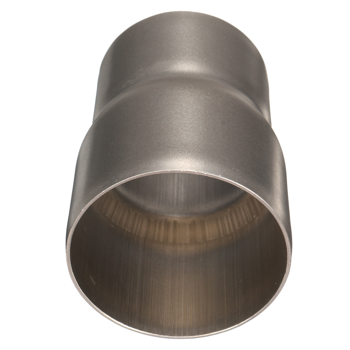 60mm-to-51mm-Motorcycle-Mild-Steel-Exhaust-Muffler-Adapter-Reducer-Connector-Pipe-Tube-1337922