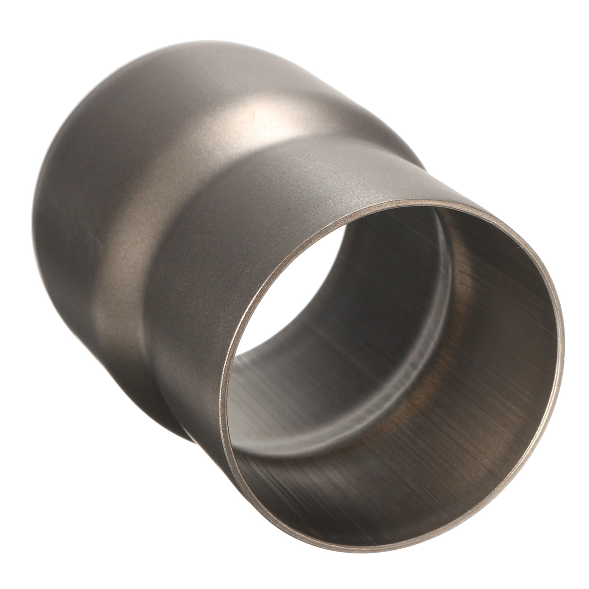 60mm-to-51mm-Motorcycle-Mild-Steel-Exhaust-Muffler-Adapter-Reducer-Connector-Pipe-Tube-1337922