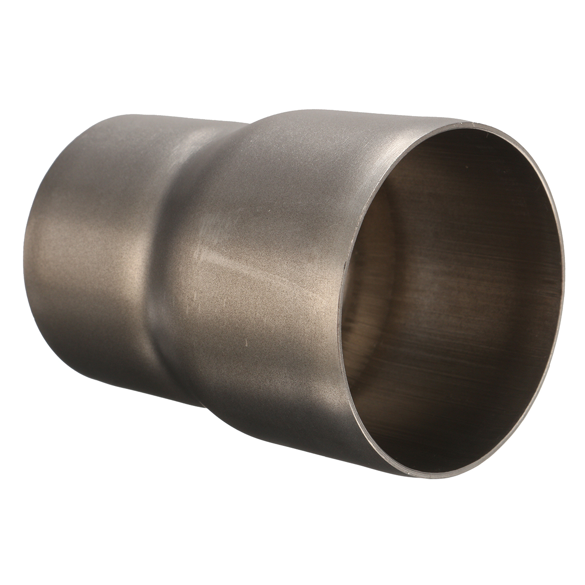 60mm-to-51mm-Motorcycle-Mild-Steel-Exhaust-Muffler-Adapter-Reducer-Connector-Pipe-Tube-1337922