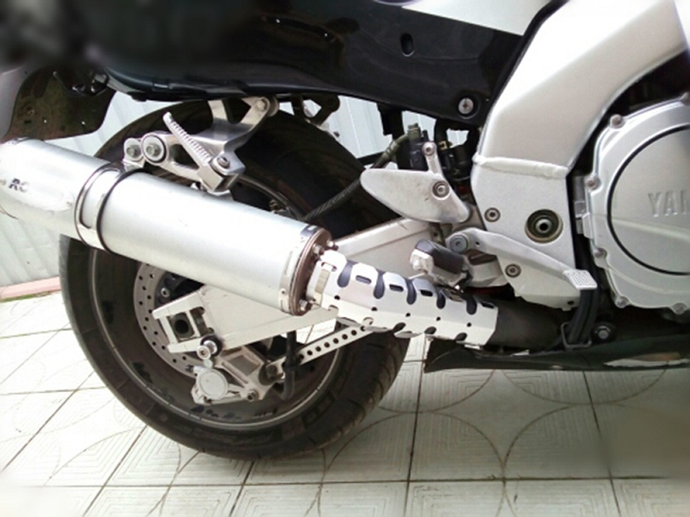 61cm-Motorcycle-Exhaust-Muffler-Pipe-Protection-Aluminum-Heat-Shield-Cover-For-HondaYamaha-Dirt-Bike-1702258