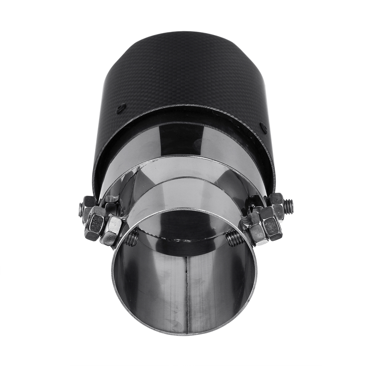 63mm-Adjustable-Angle-Car-Exhaust-Muffler-Pipe-Tip-Cover-100-Carbon-Fiber-Matte-Black-1500207