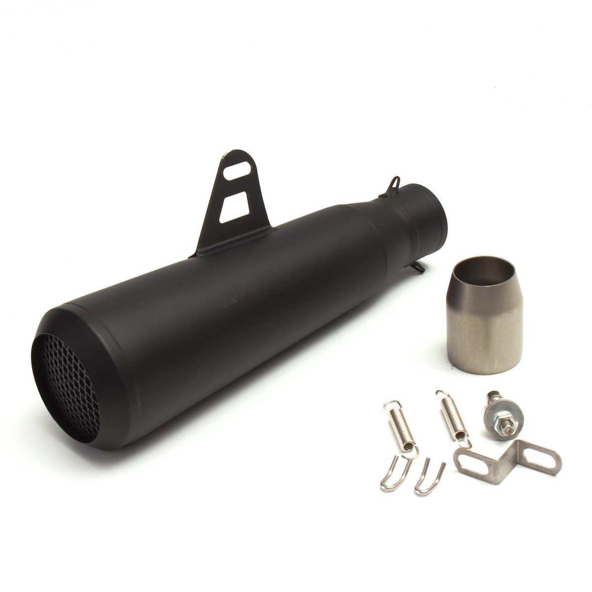 Black-51mm-Universal-Motorcycle-Exhaust-Muffler-Pipe-For-KawasakiHondaYamaha-1352282