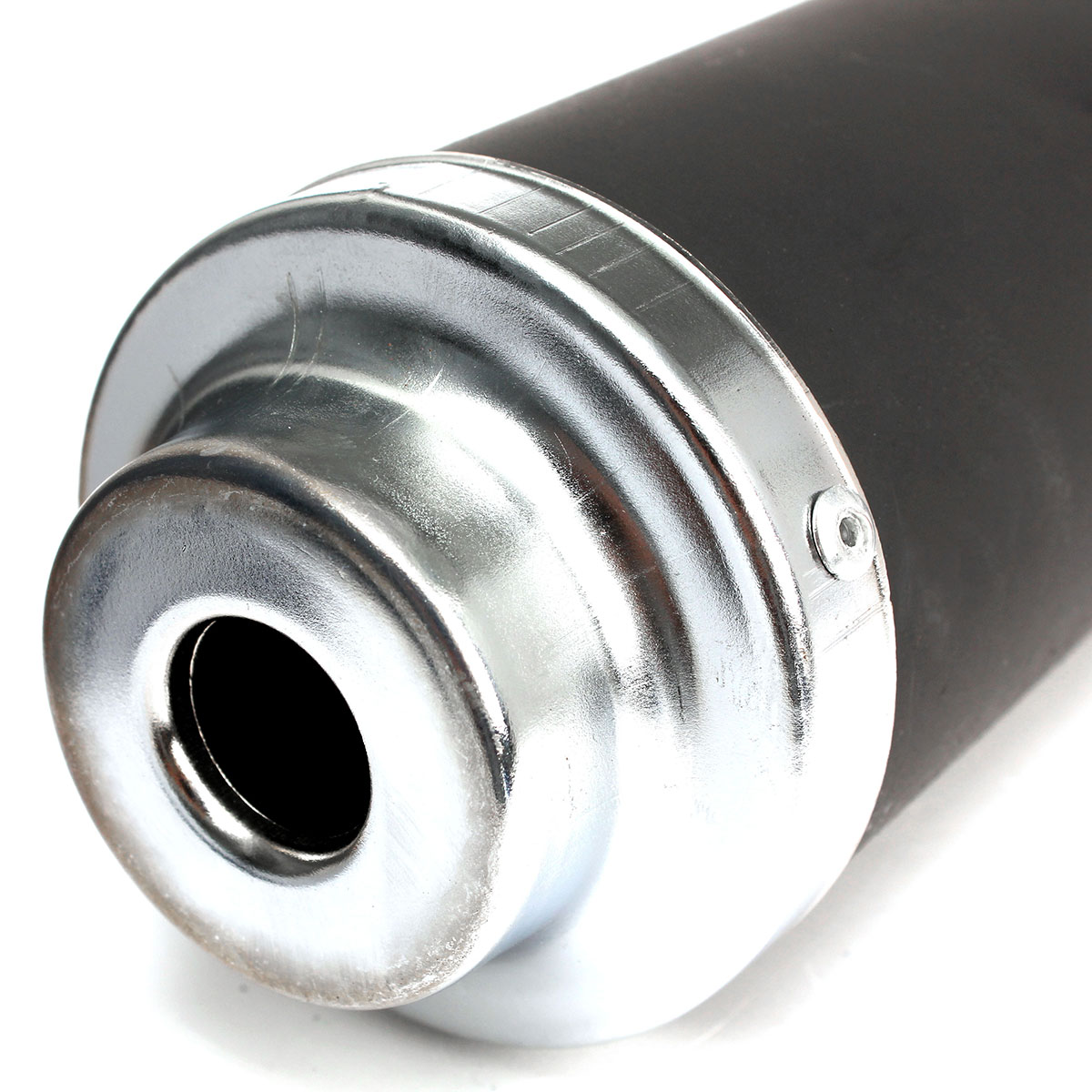 Black-Exhaust-Pipe-Muffler-Fit-4-Stroke-Dirt-Bike-CRF50-70cc-90cc-110cc-125cc-1659348