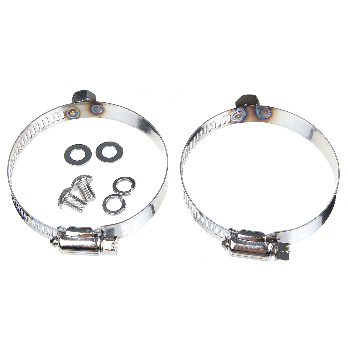 Exhaust-Muffler-Pipe-Heat-Shield-Protector-Cover-Heel-Guard-Stainless-Steel-Universal-1563526