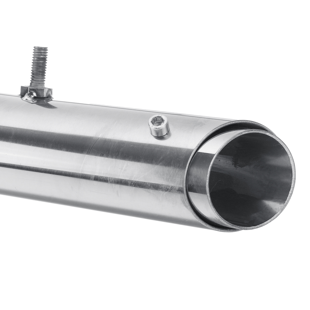 Exhaust-Muffler-Pipe-Silencer-Kit-For-Honda-Shadow-VT600-VLX600-VT400-Silver-1821753