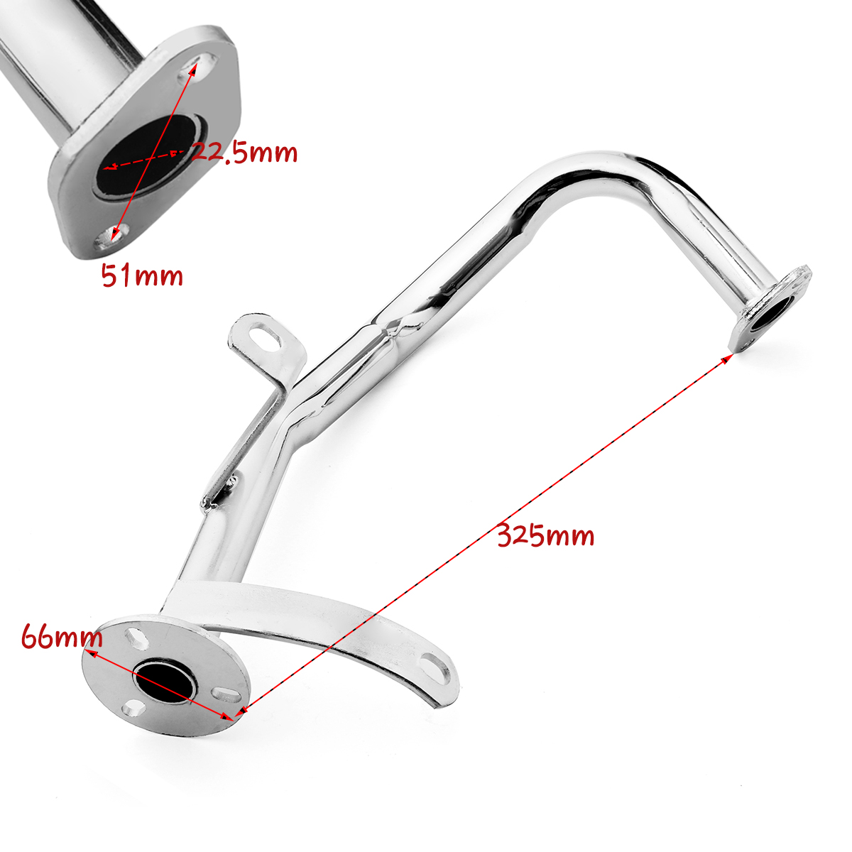 GY6-50cc-100cc-Scooter-Performance-Exhaust-Muffler-Stainless-Pipe-88300mm-1345771