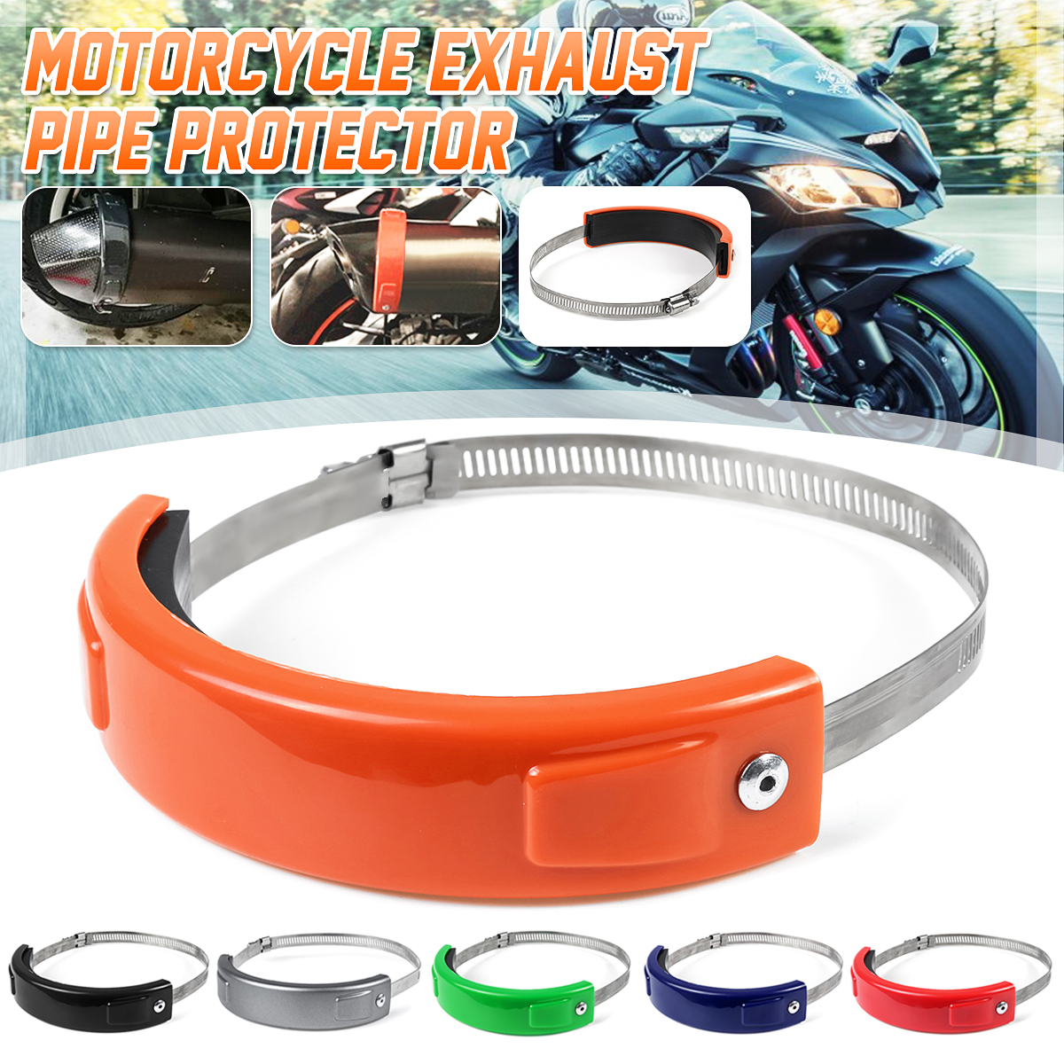 Motorcycle-Accessories-SilencerRound-Oval-Exhaust-Muffler-Protector-Can-Cover-For-EXC-FEXCSX-F-45035-1635519