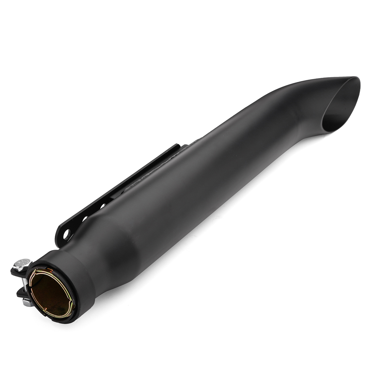 Motorcycle-Cafe-Racer-Exhaust-Muffler-Pipe-Silencer-Sliding-Bracket-Universal-1263619