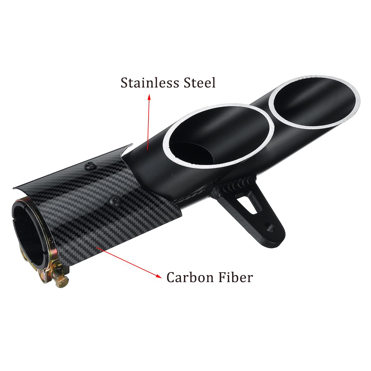 Motorcycle-Dual-Outlet-Exhaust-Muffler-Tail-Pipe-For-Yamaha-250300-For-Kawasaki-ZX6R10R-1746198