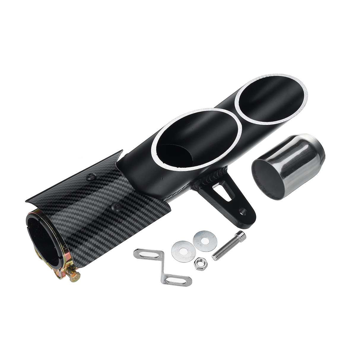 Motorcycle-Dual-Outlet-Exhaust-Muffler-Tail-Pipe-For-Yamaha-250300-For-Kawasaki-ZX6R10R-1746198