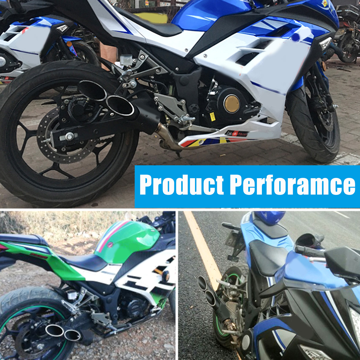 Motorcycle-Dual-Outlet-Exhaust-Muffler-Tail-Pipe-For-Yamaha-250300-For-Kawasaki-ZX6R10R-1746198