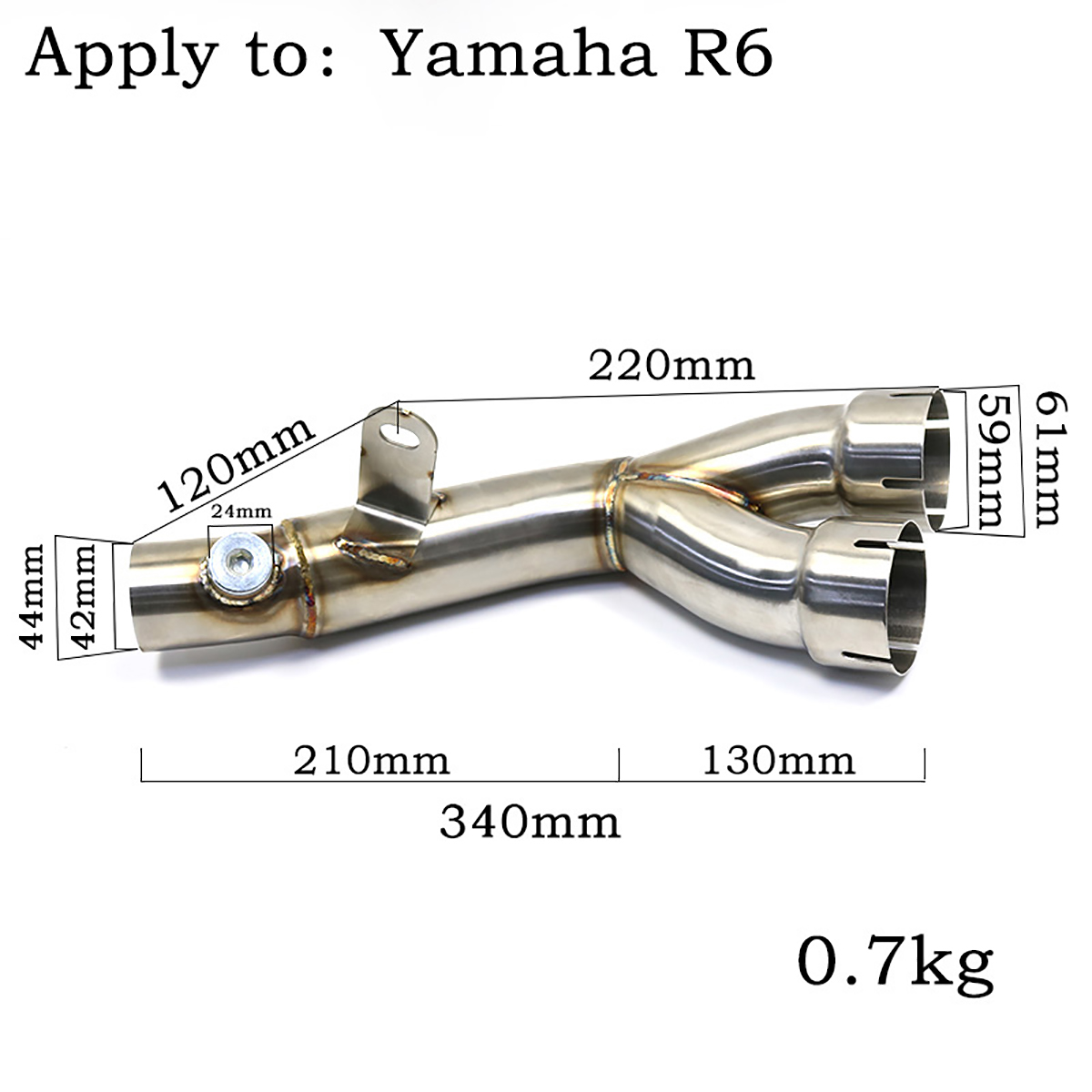 Motorcycle-Exhaust-Cut-Mid-Link-Pipe-For-Yamaha-YZF-R6-Middle-Pipe-Connector-2006-2019-1749993