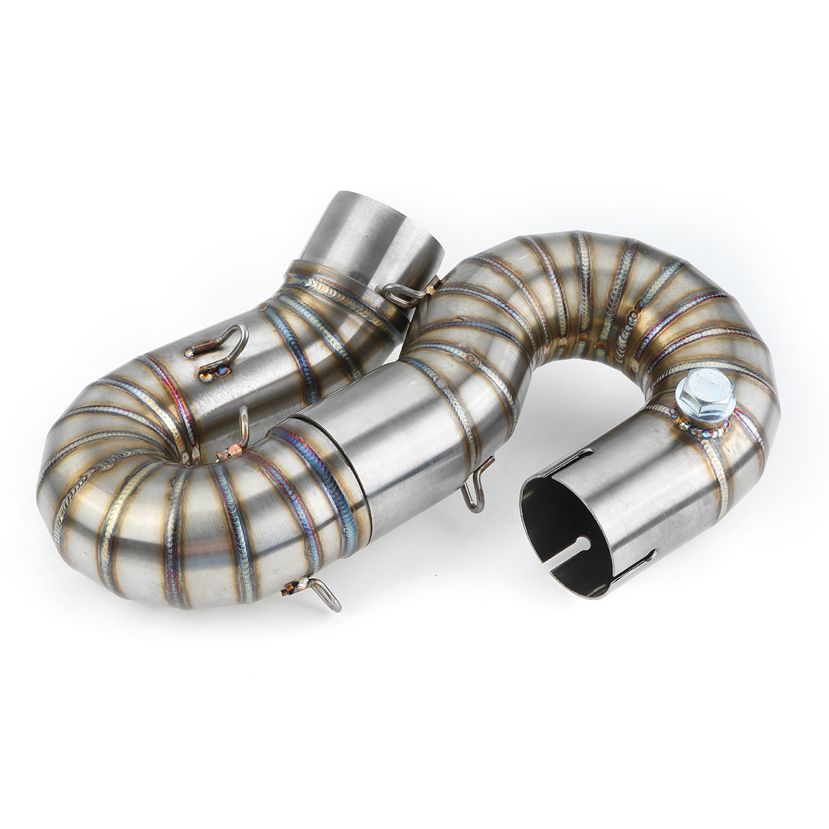 Motorcycle-Exhaust-Mid-Link-Pipe-Muffler-Metal-Set-For-Honda-CBR-1000-08-11-13-16-1603933