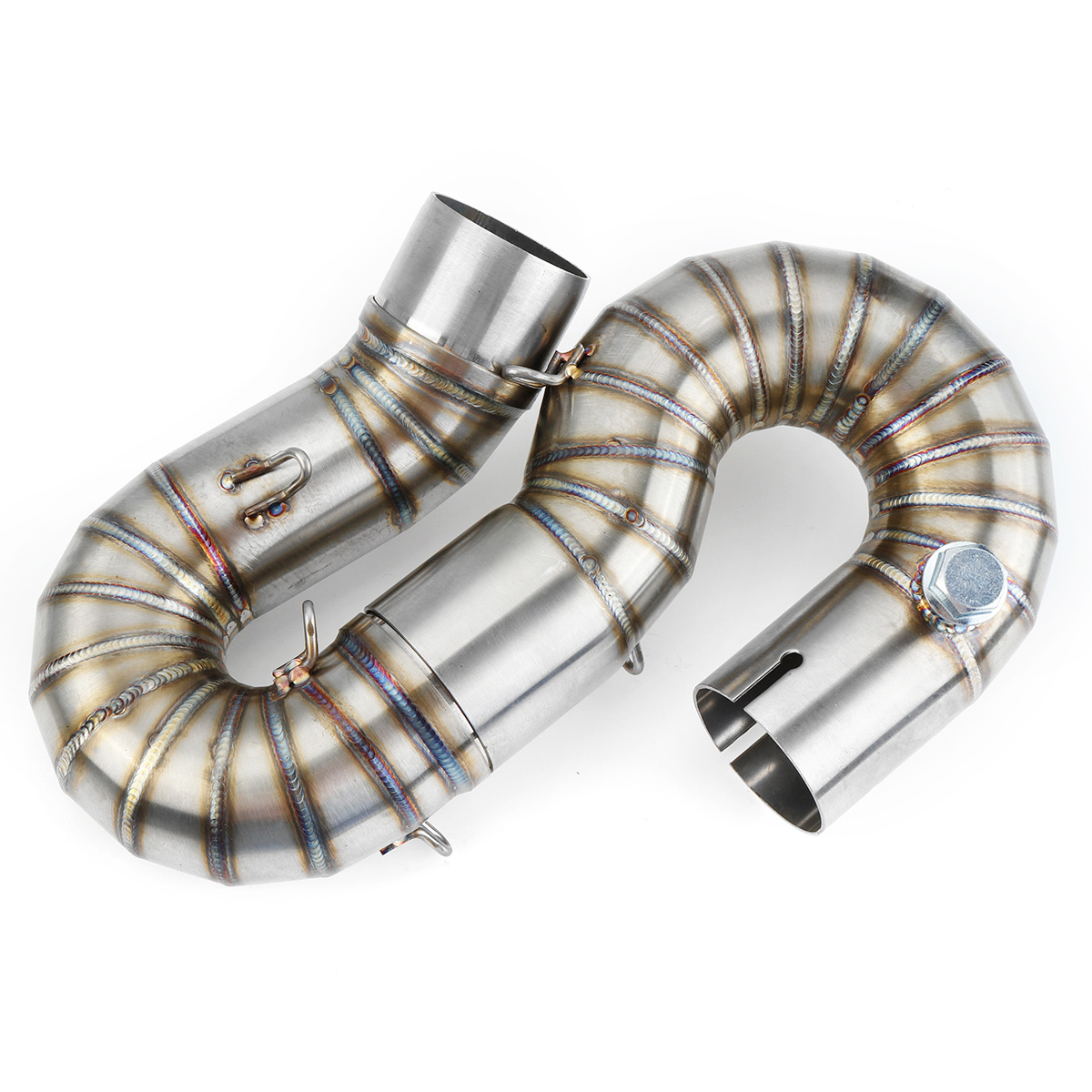 Motorcycle-Exhaust-Mid-Link-Pipe-Muffler-Metal-Set-For-Honda-CBR-1000-08-11-13-16-1603933