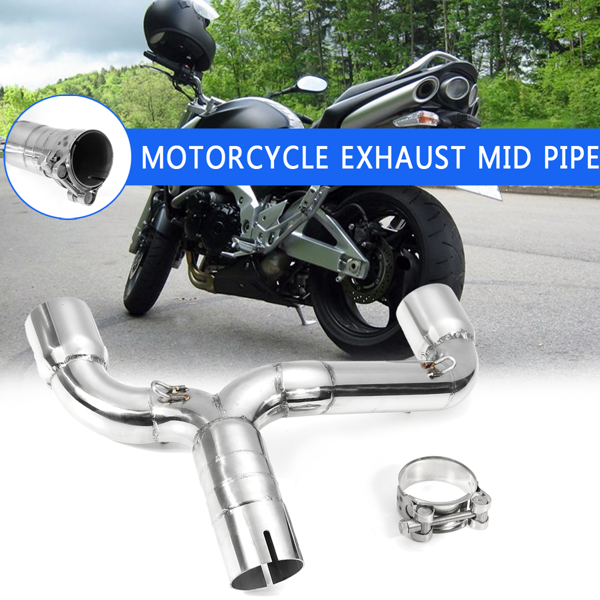 Motorcycle-Exhaust-Mid-Pipe-Muffler-Link-Adapter-Silencer-For-Suzuki-GSR400-GSR600-BK400-1527897