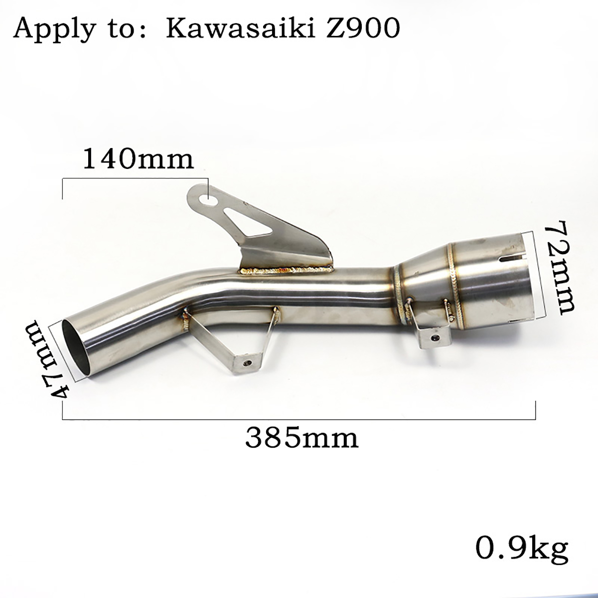 Motorcycle-Exhaust-Middle-Link-Pipe-For-Kawasaki-Z900-Z900-2017--2019-1784198